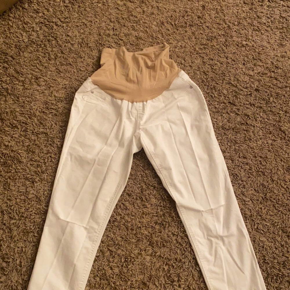 Indigo blue maternity pants